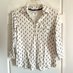 🦒 Adorable pocketed 3/4 sleeve top 🦒